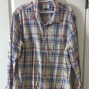 American Eagle Plaid Button-Up Shirt XL